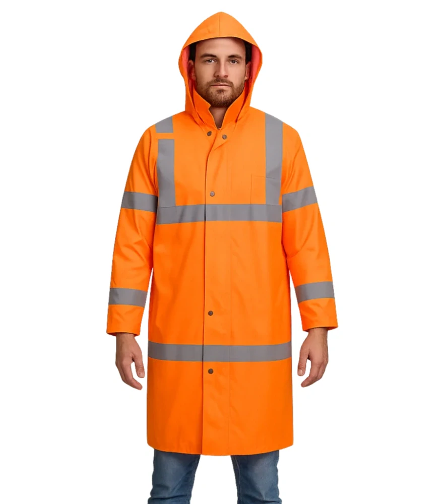 Madeva RAINCOT HI VIS  nepromokavý plášť oranžový