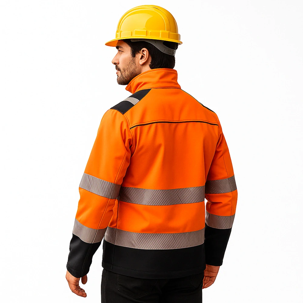 Madeva MADEROD HV2 Softshellová bunda Reflexná Orange