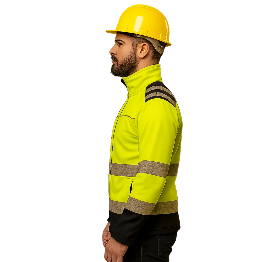 Madeva MADEROD HV1 Softshellová bunda Reflexná Yellow