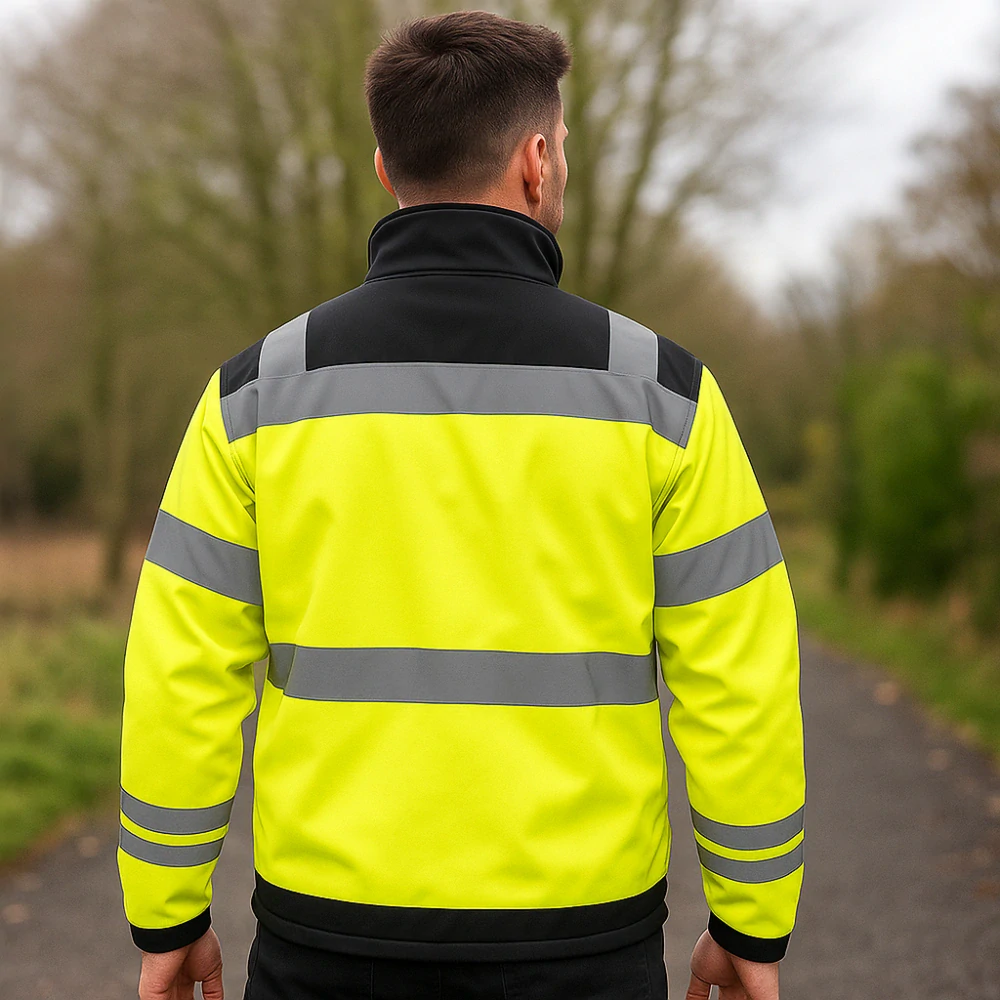 Madeva MADESTO HV Softshellová bunda reflexná yellow
