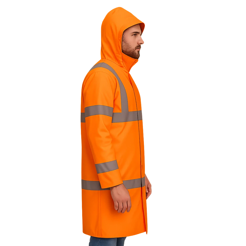 Madeva RAINCOT HI VIS  nepromokavý plášť oranžový