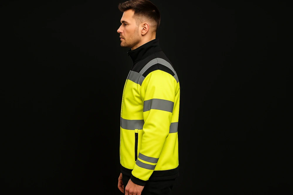 Madeva MADESTO HV Softshellová bunda reflexná yellow