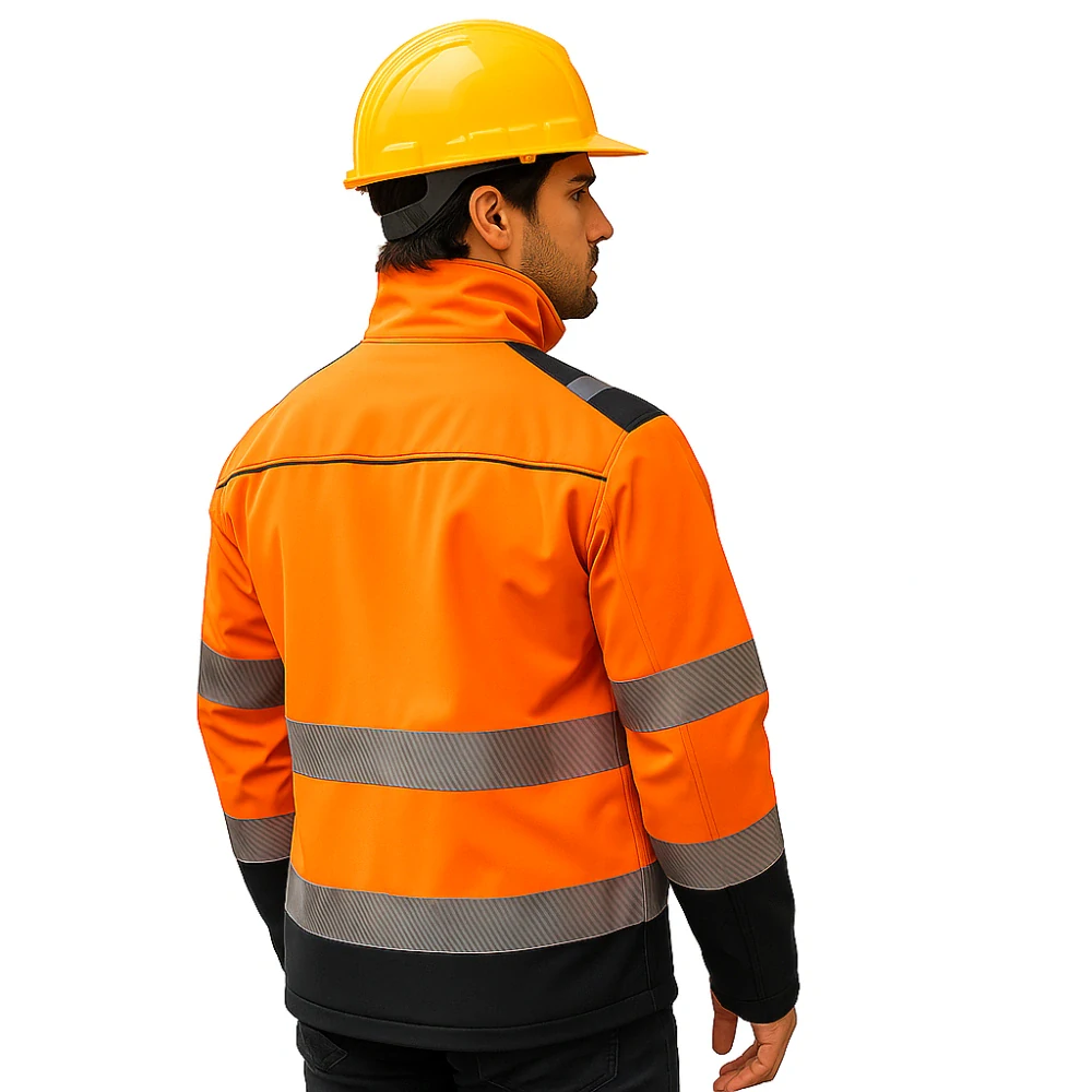Madeva MADEROD HV2 Softshellová bunda Reflexná Orange