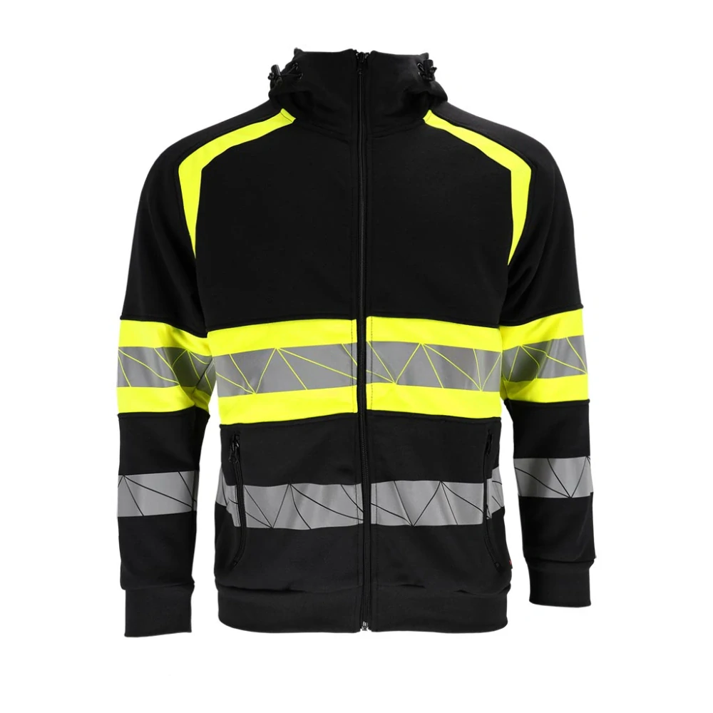 Leber&Hollman RAUTEX mikina HI-VIS Black/Yellov