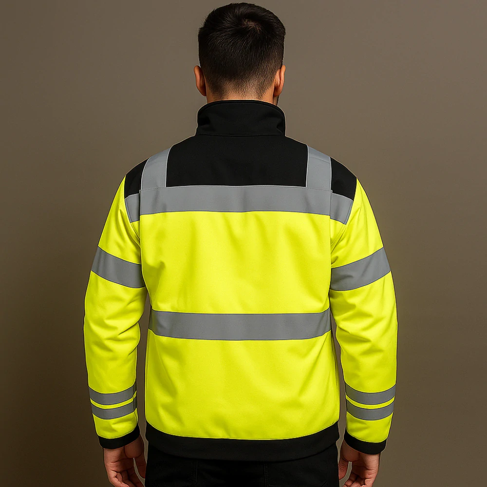 Madeva MADESTO HV Softshellová bunda reflexná yellow