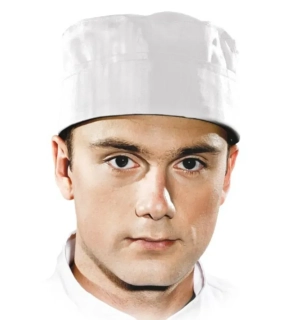 Reis SKULLER W kuchárska čiapka biela