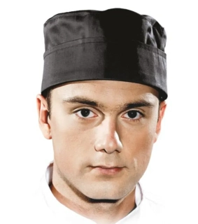Reis SKULLER B kuchárska čiapka čierna
